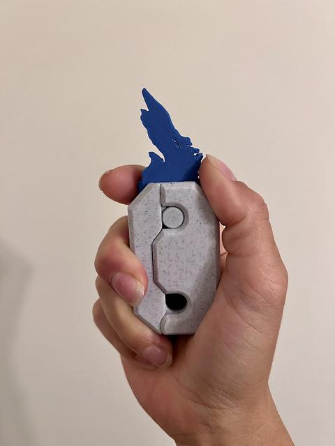 (Lake) Superior Blade for TikTok Gravity Knife 3D model thumbnail