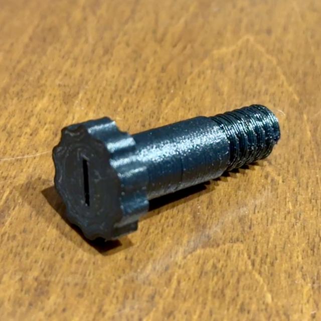 Adjusted/remixed bushing screw for 3D-Printed Yarn Winder model originally by BGDglider 3D model thumbnail