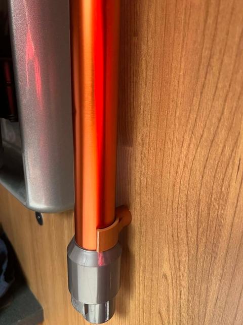 Dyson Vacuum Hose/Pipe Clip  3D model thumbnail