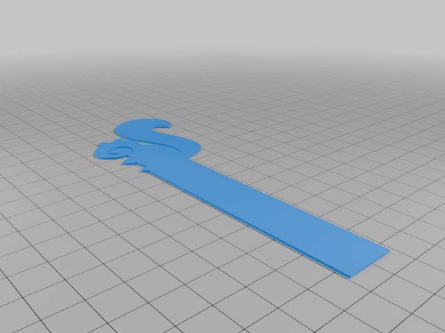 Squirrel Bookmark 3D model thumbnail