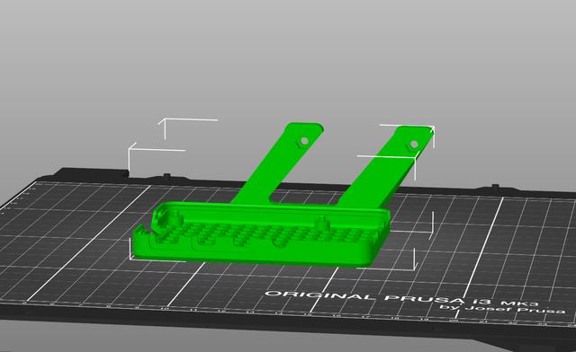 Raspberry Pi 4 extension for wires 3D model thumbnail