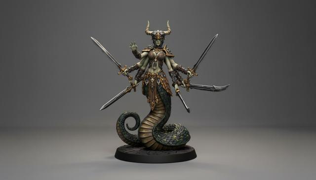 Yuan-ti 3D model thumbnail