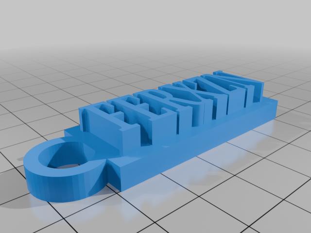 Idea de llavero 3D model thumbnail
