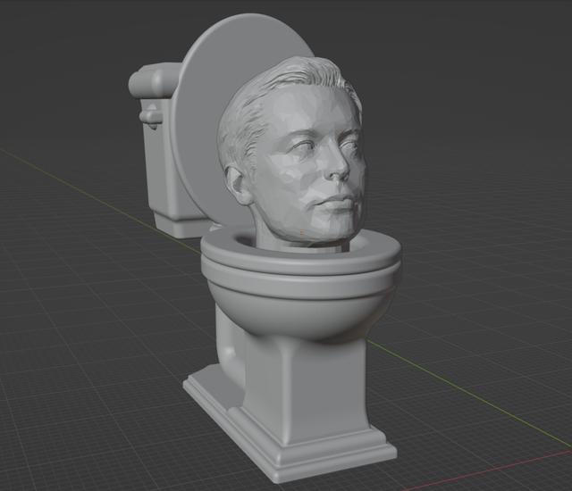 Skibidelon 3D model thumbnail