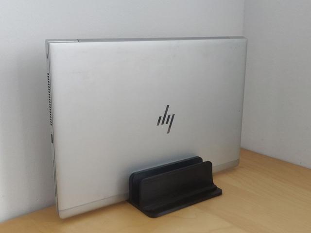 Adjustable Dual Vertical Laptop Stand 3D model thumbnail