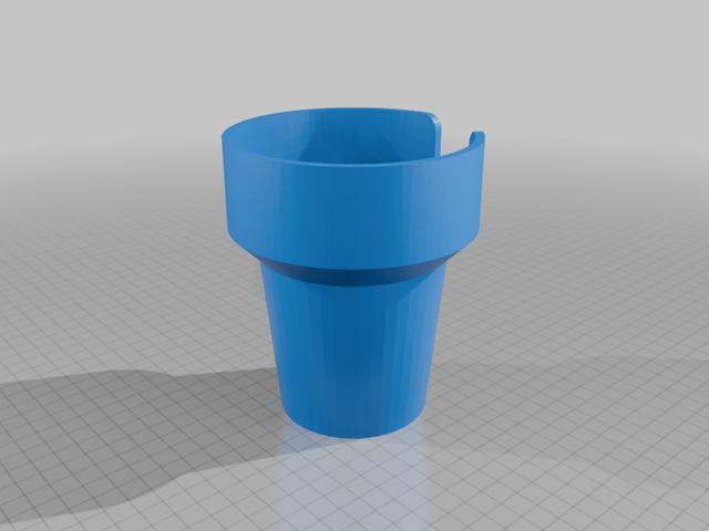 Yeti Mug Car Holder Adapter 3D model thumbnail