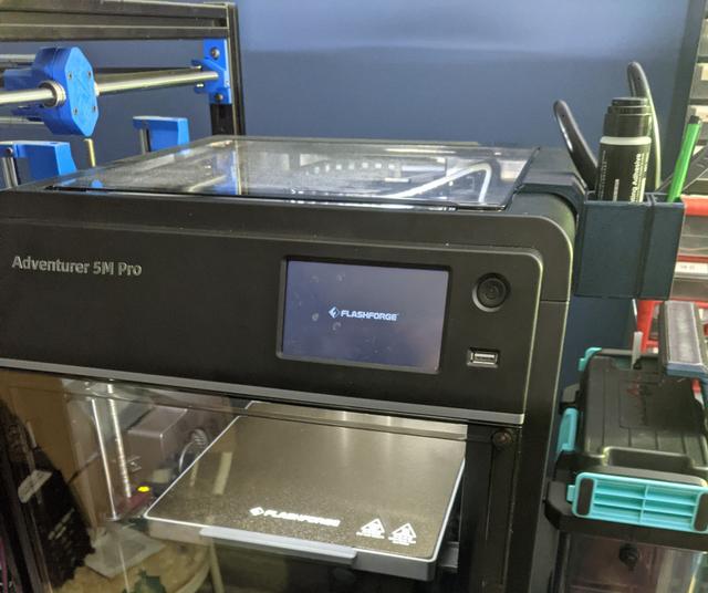 Flashforge Adventurer 5M Pro Side-Mount Tool Holder 3D model thumbnail