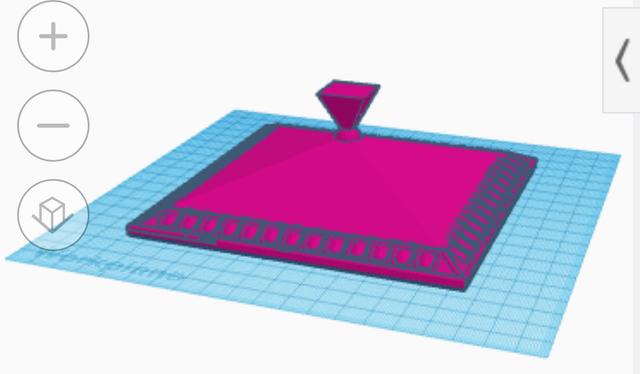 Gothic Lithophane Box (lantern top) 3D model thumbnail