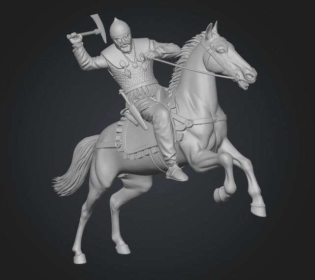 Persian Cavalry 3D model thumbnail