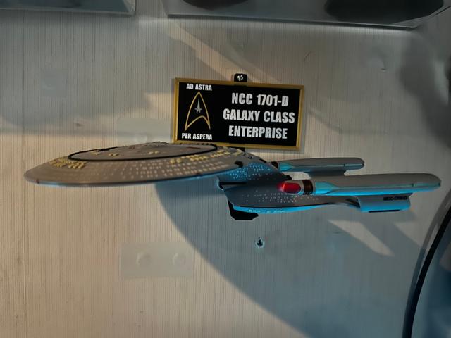 Enterprise D Wall Mount. 3D model thumbnail