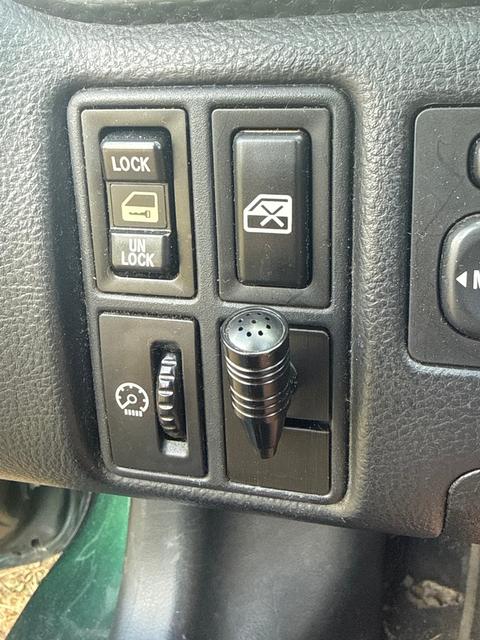 Toyota 55539-32010 Blank Switch with Aftermarket Stereo Microphone Mount 3D model thumbnail