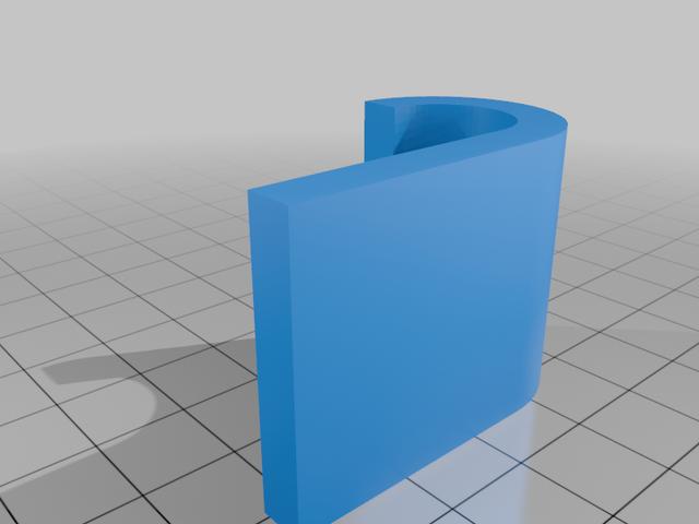 Simple hook for towel 3D model thumbnail