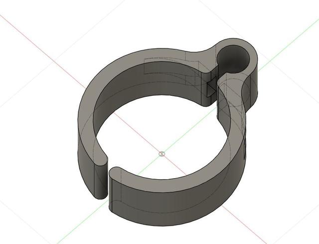 Cable Clamp 3D model thumbnail