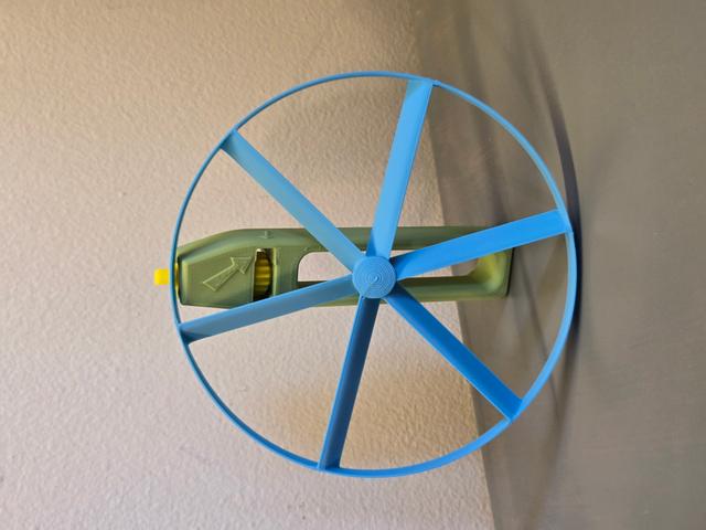 6 Blade Best Sounding Propeller Mirrored - For a mirrored handle Copter ONLY 3D model thumbnail