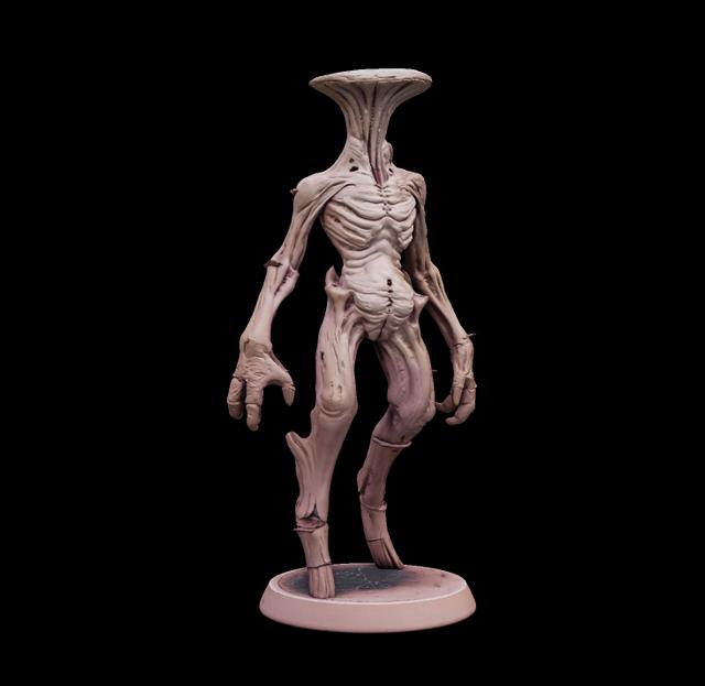 Myconid Soldier (armed and unarmed) 3D model thumbnail
