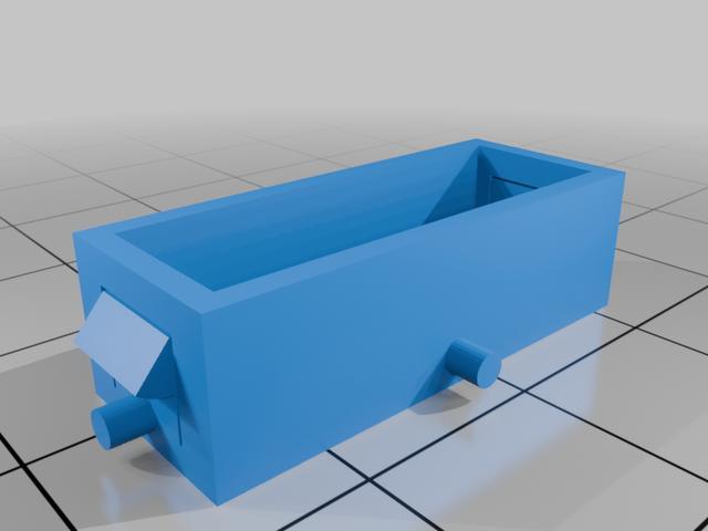 Fiat Ducato Wheel Arch Clip (735422800D) 3D model thumbnail