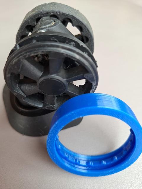 TPU Suitcase wheel pads 55x13 / TPU Kofferrollen Beläge 55x13 3D model thumbnail