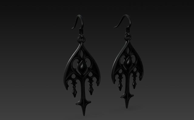 earring 3D model thumbnail
