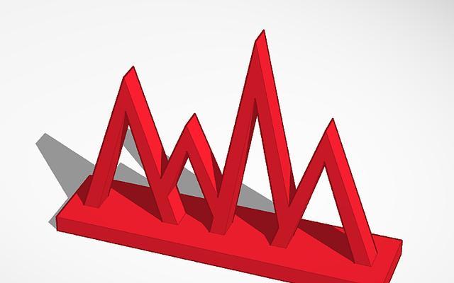Mountains 3D model thumbnail
