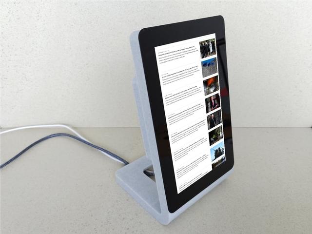 Raspberry Pi 4B & 5 Case with Touch Display 2 ( 7 inch) 3D model thumbnail