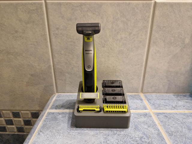 Philips OneBlade Stand REMIX 3D model thumbnail