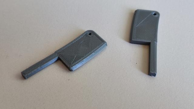 Lucky 13 Butcher Cleaver 3D model thumbnail