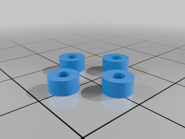 Hdzero aio15 stack spacers for the Barnstormer frame 3D model thumbnail