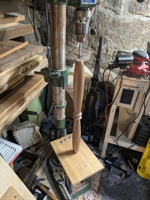 The Diving Board: Drill Press Shelf for Long Stock 3D model thumbnail