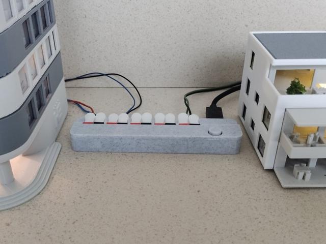 distribution switch panel  (5 volt) 3D model thumbnail