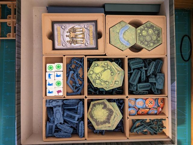 Gridfinity Memoir44 Board Game Components 3D model thumbnail