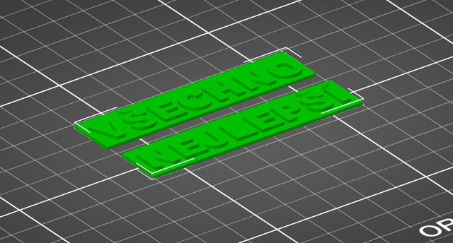"všechno nejlepší" 3D model thumbnail