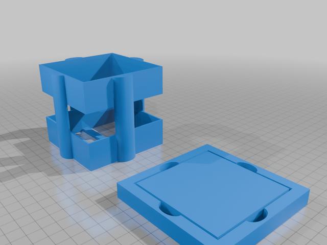 Holder for tcg top loader 3D model thumbnail