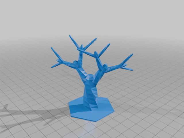 My Customized tree with 3D branches 3D model thumbnail