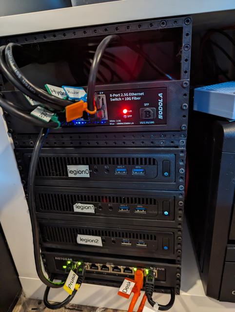 19cm network rack - Sodola Switch 3D model thumbnail