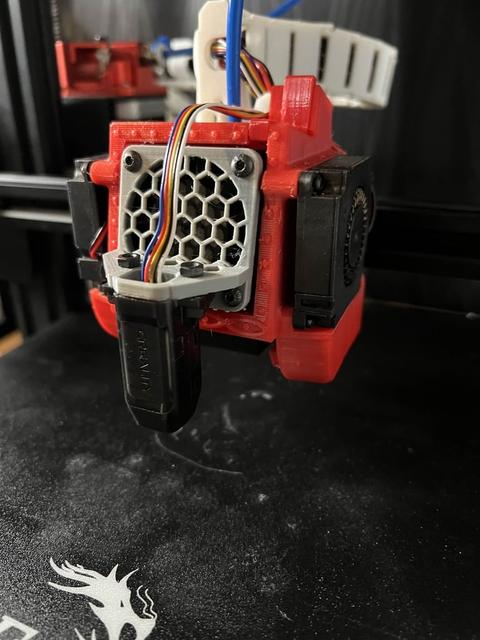 Satsana CrTouch Fan Shroud Mount  3D model thumbnail