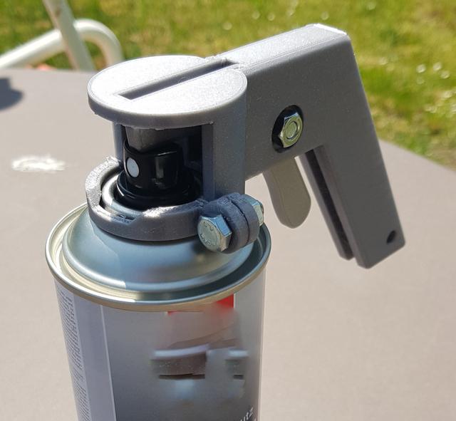 Spray Can Handle - Modular Head 3D model thumbnail