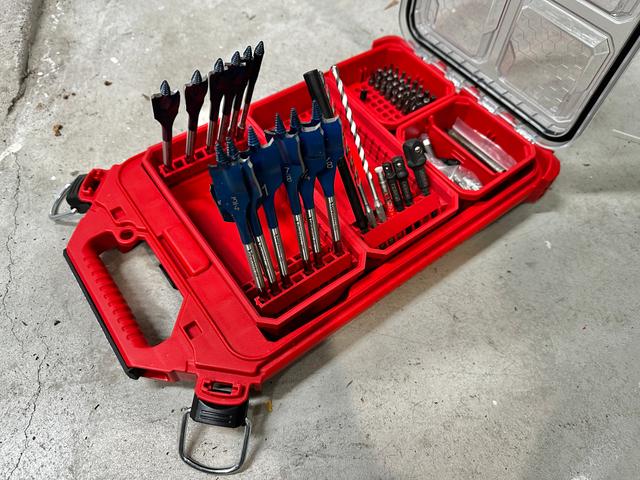 Milwaukee Drill/Driver Bit Packout Organization 3D model thumbnail
