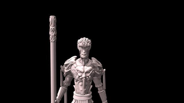 3D printing Monkey King Sun WuKong 3D model thumbnail