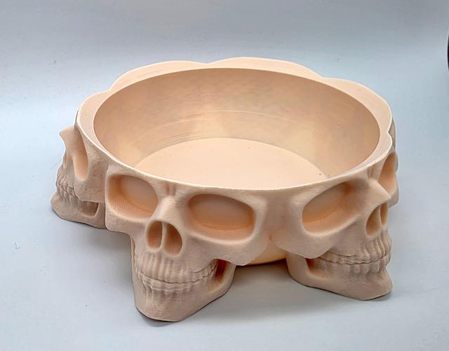 Six Skull Bowl (Bowl of Skulls) 3D model thumbnail