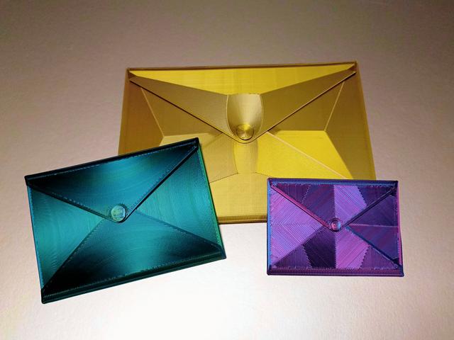 3 Layer Gift Envelopes 3D model thumbnail