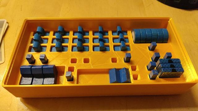  Siedler von Catan (The Settlers of Catan) including the expansions Seafarers and Cities & Knights - Material Organizer 3D model thumbnail