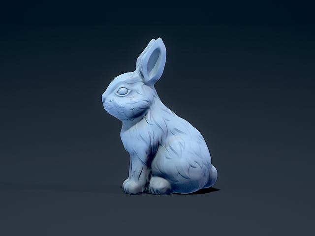 Rabbit 3D model thumbnail