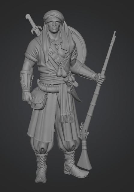 Desert Corsair 3D model thumbnail