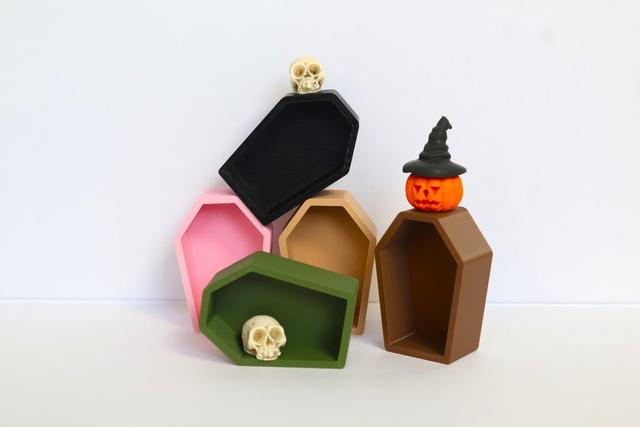 Shadow Coffin Hide for Jumping Spiders - Easy to print 3D model thumbnail