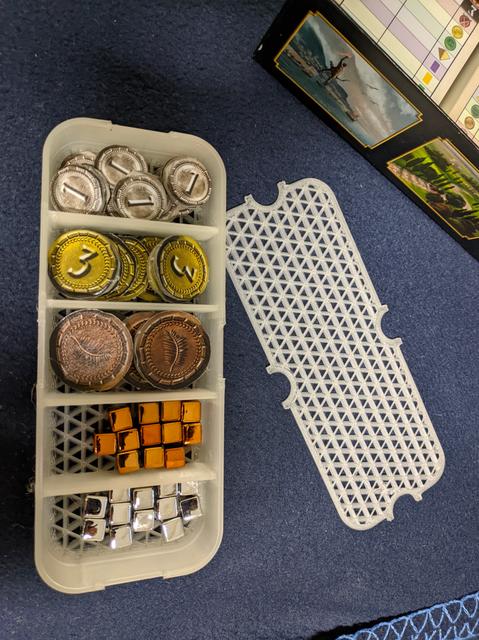 7 Wonders Duel - Token tray + Lid 3D model thumbnail