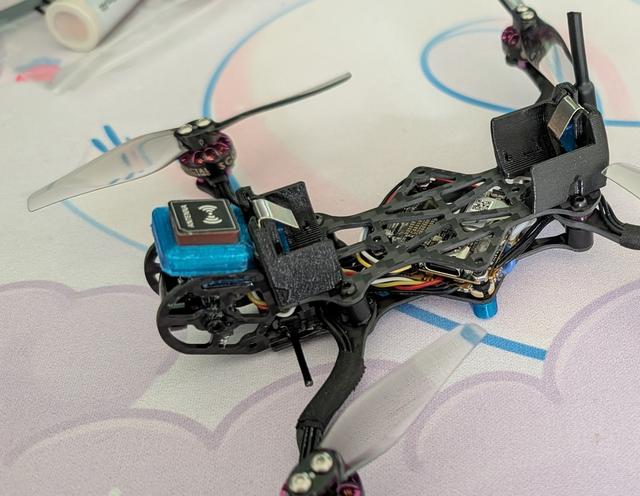 GEP M10 Nano GPS Mount for Fractal Wingman 3D model thumbnail
