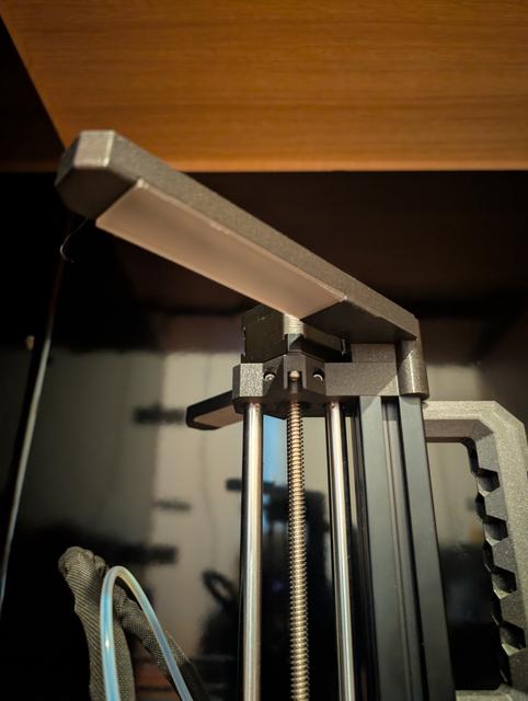 Light Diffuser Prusa Mini LED Light Bar 3D model thumbnail