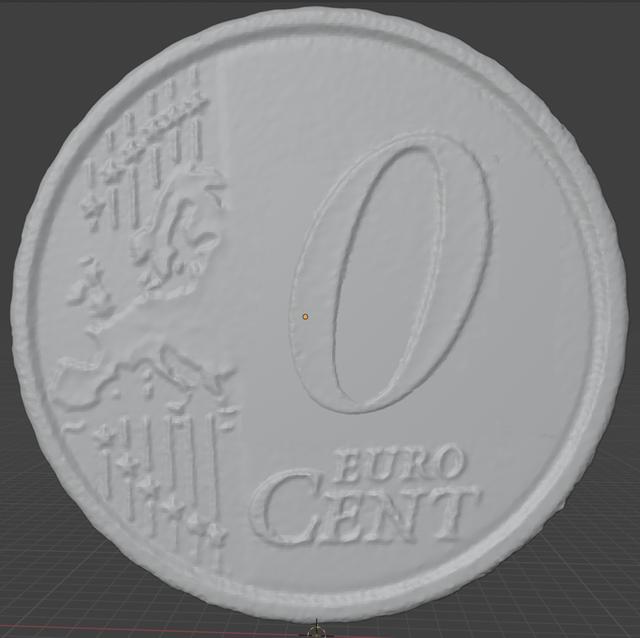0 Euro Coin 3D model thumbnail