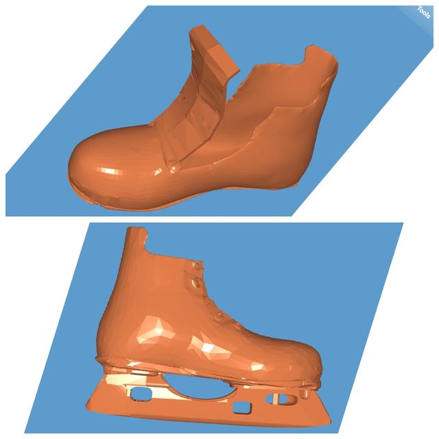 Hockey Ice Skate 3D model thumbnail