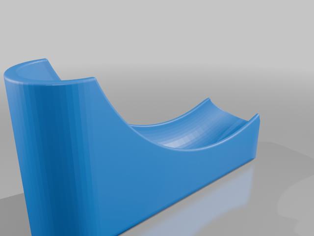 rattan rocking chair feet or rocker glides 3D model thumbnail